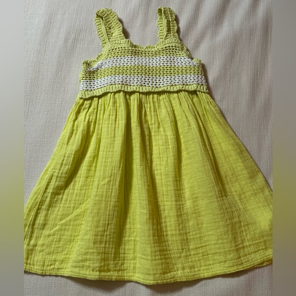 Baby GAP Crochet/Linen Dress 3T